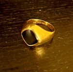 Klackring 18K Guld (Stämplar finns!)