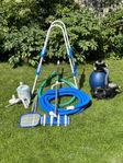 Säljes Poolpump med tillbehör