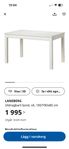 IKEA Laneberg köksbord med skiva