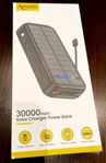 Solcellsladdare 30000mAh Powerbank med snabbladdning