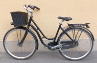 3 Växlad Cykel Crescent med hand o fotbroms + korg - 28 tum