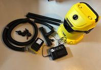 Kärcher WD 3 Battery grovdammsugare –Batteri & laddare in