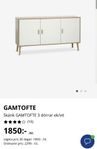 Gamtofte skänk skåp