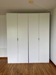 PAX Garderober med inredning 2 st 100x58x236 