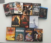 13 film (12 på DVD, 1 på Blu-Ray) / Action / Äventyr