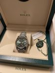 Rolex Datejust 41 Mintgreen helt ny oanvänd