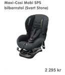 Maxi-Cosi Mobi SPS bilbarnstol (Svart Stone)