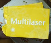 2 x paket A4 Multilaser kopierings- / skrivarpapper