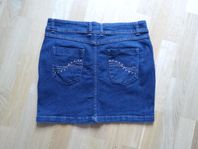 kjolar (jeans +svart) stl M 