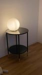 IKEA ÄSPERÖD sidobord – svart/glas, fint skick