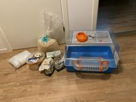 hamsterbur m tillbehör 