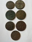 Karl XI 7st mynt 