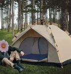 2-3personers vattentät lättvikts pop-up campingtält