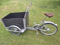 äldre lådcykel utan el