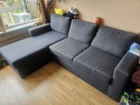 Soffa med divan
