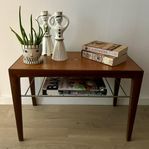 retro teak tidningsbord, 60-/60-tal