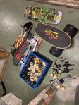 skateboards, truckar, hjul