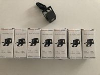 Malmbergs Brick Mini Väggspotlight 1W LED 4000K IP65 Grafit