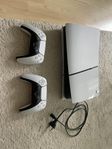 Playstation 5 Slim Edition med 2 kontroller