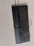 Tangentbord, trådlös datormus, laptopställ