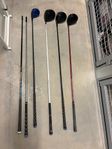 Golfklubbor drivers och fairway