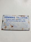 Emaljskylt 7x18 cm 600 kr
