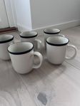 5 st kaffekoppar