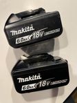 Makita batterier 6.0Ah