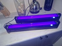 Uv black light set 60 cm