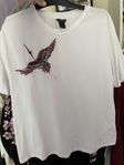 T-Shirt med broderi Stl. L