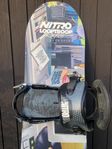 Nitro snowboard 150 cm + bindningar – fint skick!