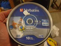 HELT NYA Verbatim BD-R LTH Type Blu-ray Discs – 40 st.