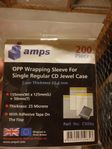 NY "Amps" OPP Folie för CD/DVD Jewel Cases – 200 st.!