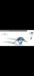 Exklusivt Jazzy Blue Topaz & Diamant-band – 18K Guld
