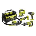 Ryobi ONE+ 18V Verktygspaket 7-delars – Helt nytt i karton