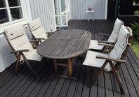 Jutlandia stolar & bord i teak