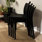 8 stapelbara designstolar (utomhus, inomhus)