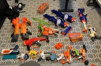 Nerf - 17 st pistoler / vapen