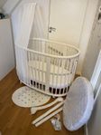 Stokke Sleepi mini med förlängning med madrasser