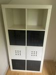 Ikea Kallax hylla med lådor