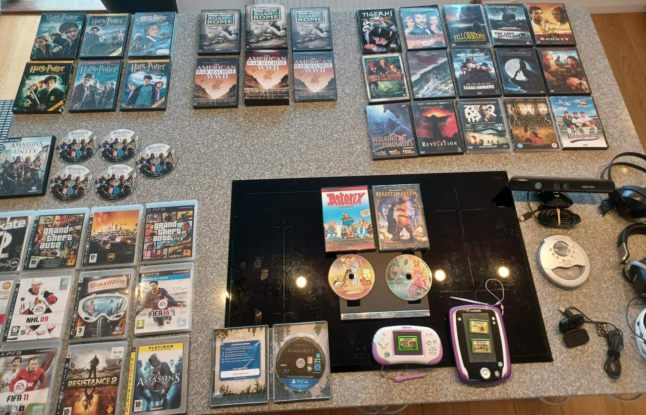 PS3-SPEL, PS4-SPEL, DVD o hea...