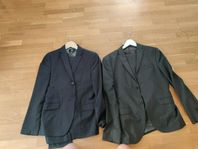 Två stilrena H&M kostymer – Slim Fit (strl 46 & 48)