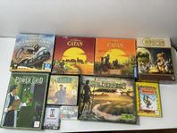 Komplett paket med brädspel - något för alla!