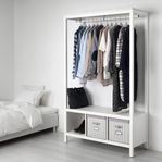 Hemnes öppen garderob 