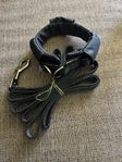Hundkoppel och hundhalsband dogman i bra skick