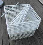 Trådbackar Elfa 527x527 mm vit