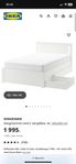 sängstomme Ikea 120 cm inkl allt 