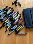 42 Markers - Letraset promarker + travel case