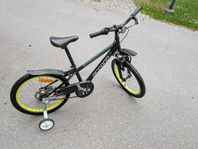 20" 3-växlad barncykel med stödhjul