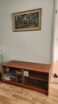 TV-bord med vitringlas